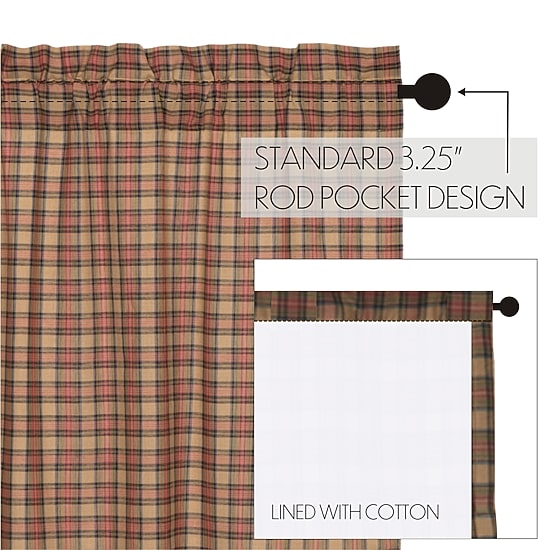 Vhc Brands Crosswoods 2-pc. Rod Pocket Window Tier