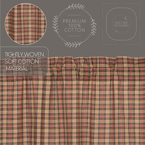 Vhc Brands Crosswoods Rod Pocket Tailored Valance