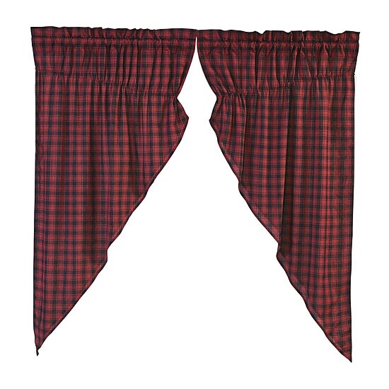 Vhc Brands Cumberland Prairie Rod Pocket Light-Filtering Set of 2 Curtain Panel