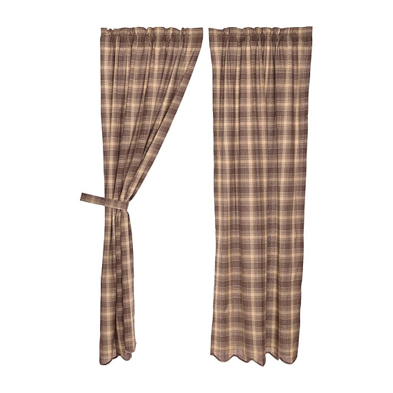 Vhc Brands Dawson Star Rod Pocket Light-Filtering Set of 2 Curtain Panel