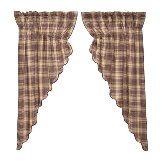 Vhc Brands Dawson Star Prairie Rod Pocket Light-Filtering Set of 2 Curtain Panel