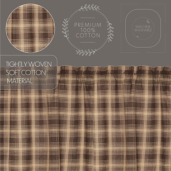 Vhc Brands Dawson Star Prairie Swag Rod Pocket Scallop Valance