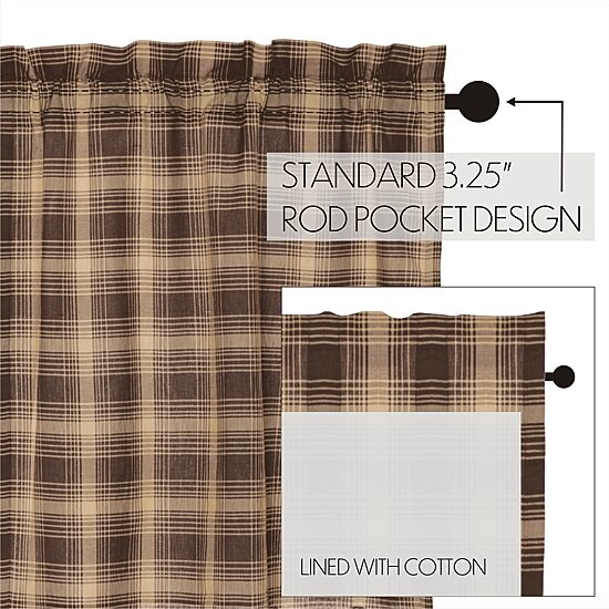 Vhc Brands Dawson Star Swag Rod Pocket Scallop Valance