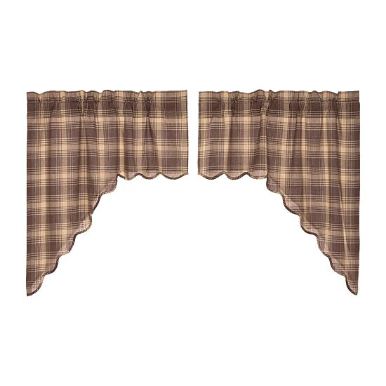 Vhc Brands Dawson Star Swag Rod Pocket Scallop Valance