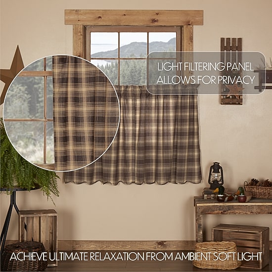Vhc Brands Dawson Star 2-pc. Rod Pocket Window Tier