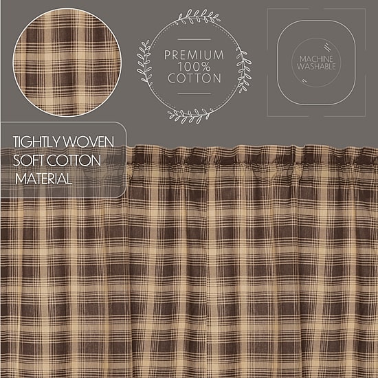 Vhc Brands Dawson Star 2-pc. Rod Pocket Window Tier