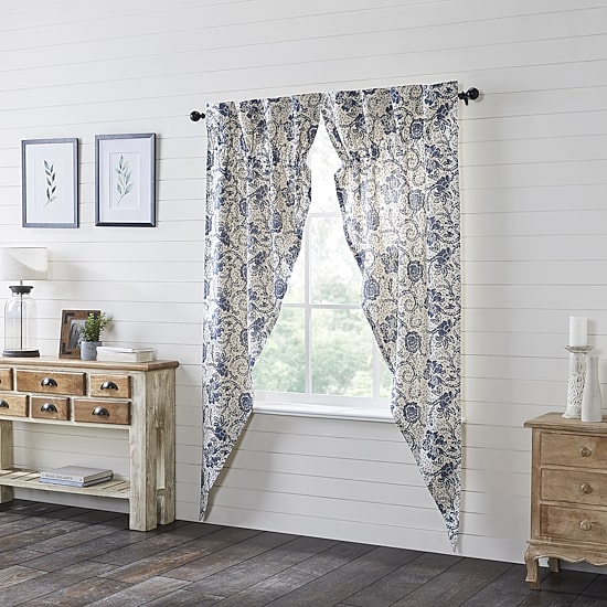 Vhc Brands Dorset Prairie Rod Pocket Light-Filtering Set of 2 Curtain Panel