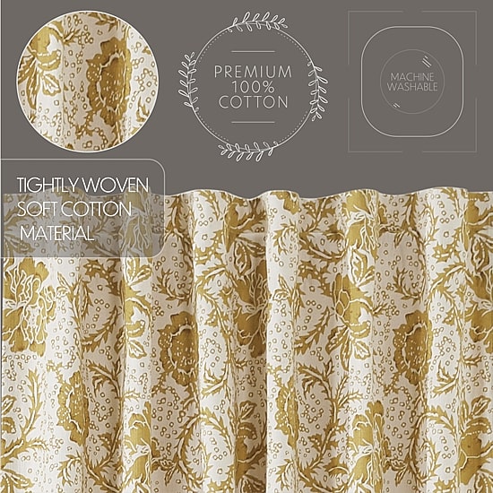 Vhc Brands Dorset Swag Rod Pocket Tailored Valance