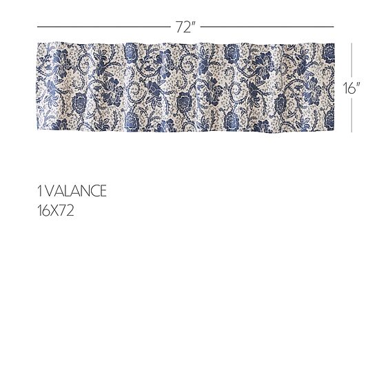 Vhc Brands Dorset Rod Pocket Tailored Valance