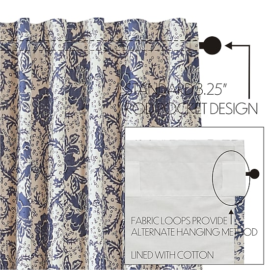 Vhc Brands Dorset Rod Pocket Tailored Valance