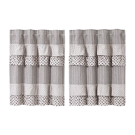 Vhc Brands Florette 2-pc. Rod Pocket Window Tier