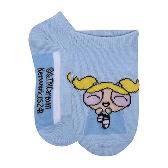 Little & Big Kid Girls 6 Pair Powerpuff Girls No Show Socks