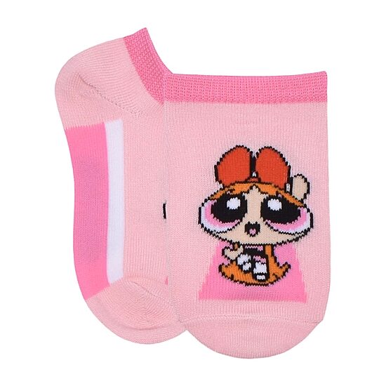 Little & Big Kid Girls 6 Pair Powerpuff Girls No Show Socks