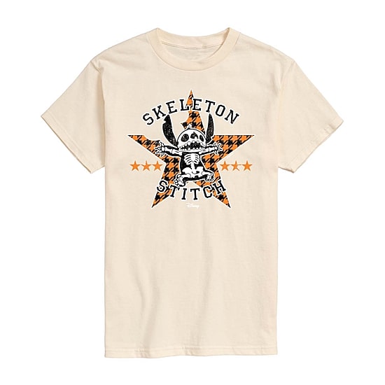 Mens Short Sleeve Lilo & Stitch Halloween Graphic T-Shirt