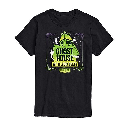 Mens Short Sleeve Beetlejuice Beetlejuice Graphic T-Shirt, Xx-large, Black