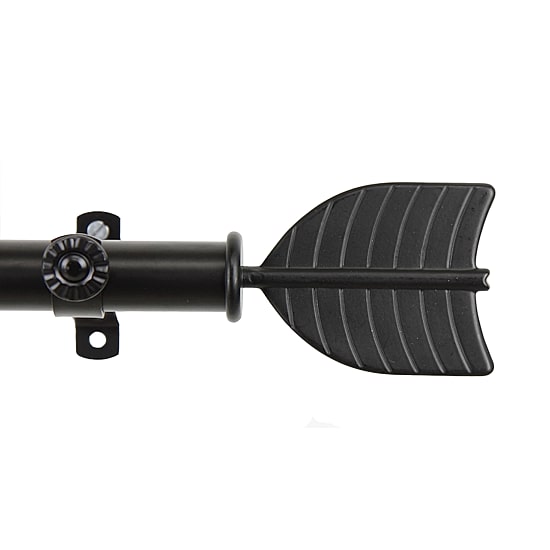 Rod Desyne Quill 13/16" Single Curtain Rod