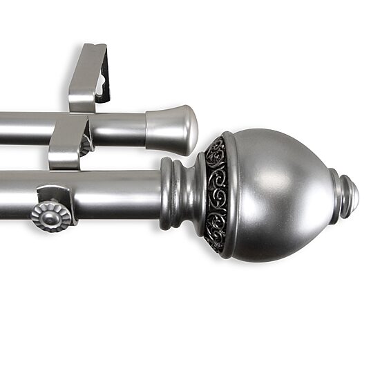 Rod DesyneRamona 1" Adjustable Double Curtain Rod
