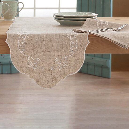 Lenox French Perle Linen 4-pc. Table Runner