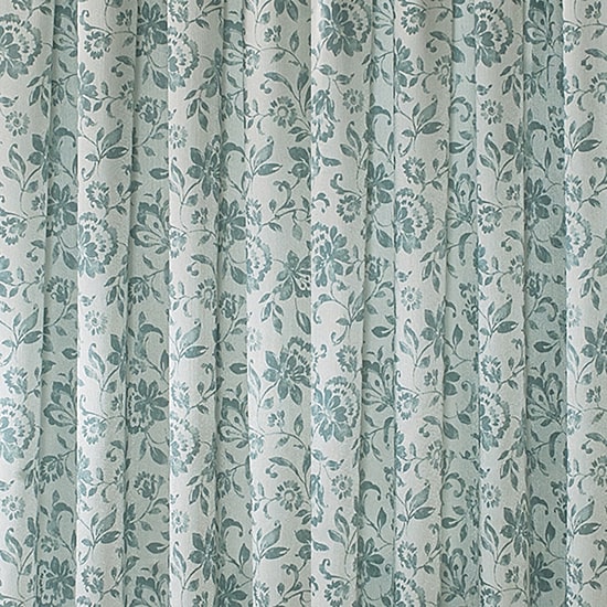 Regal Home Regency Watercolor Floral Rod Pocket Light-Filtering Single Curtain Panel