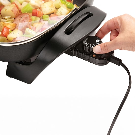 Cooks 12" x 12" Non-stick Covered Electric Skillet