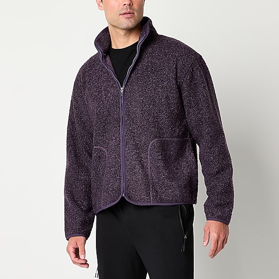 Xersion Sherpa Fleece Mens Fleece Softshell Jacket
