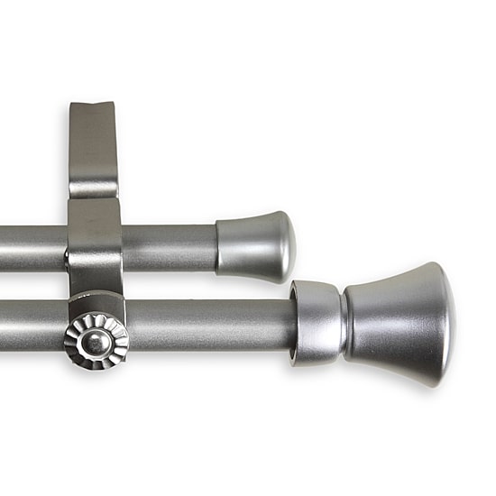Rod Desyne Cora ⅝" Adjustable Double Curtain Rod