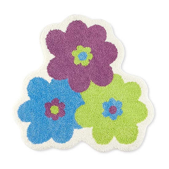 Town And Country Blossom Purple Bath Rug
