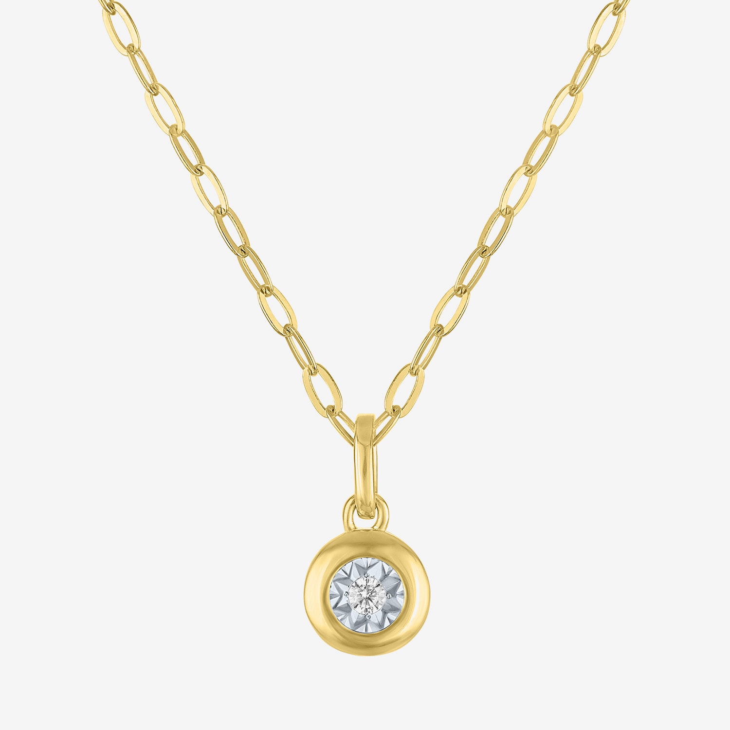 Yes, Please! (G-H, Si2-I1) Womens 1/10 CT. T.W. Lab Grown White Diamond 14K Gold Over Silver 2-pc. Jewelry Set