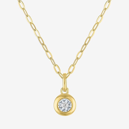 Yes, Please! (G-H, Si2-I1) Womens 1/10 CT. T.W. Lab Grown White Diamond 14K Gold Over Silver 2-pc. Jewelry Set