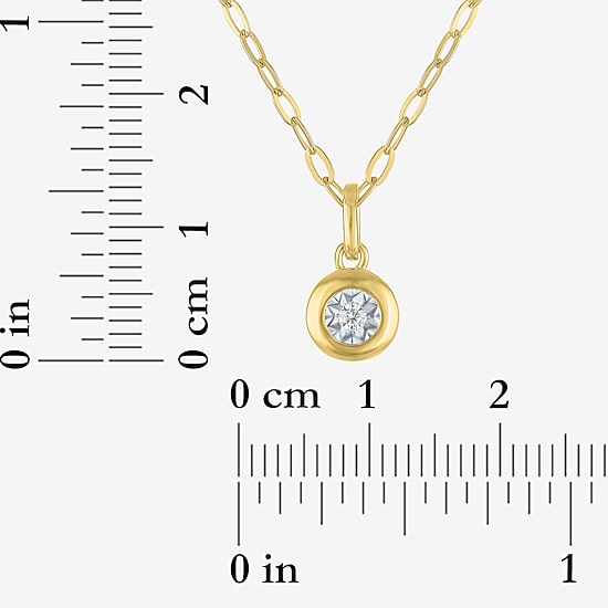 Yes, Please! (G-H, Si2-I1) Womens 1/10 CT. T.W. Lab Grown White Diamond 14K Gold Over Silver 2-pc. Jewelry Set