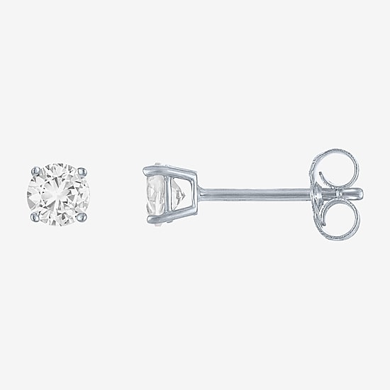 Yes, Please! Womens Lab Created White Sapphire Sterling Silver 3 Pair Jewelry Set
