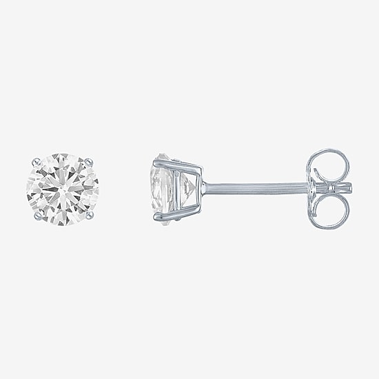 Yes, Please! Womens Lab Created White Sapphire Sterling Silver 3 Pair Jewelry Set
