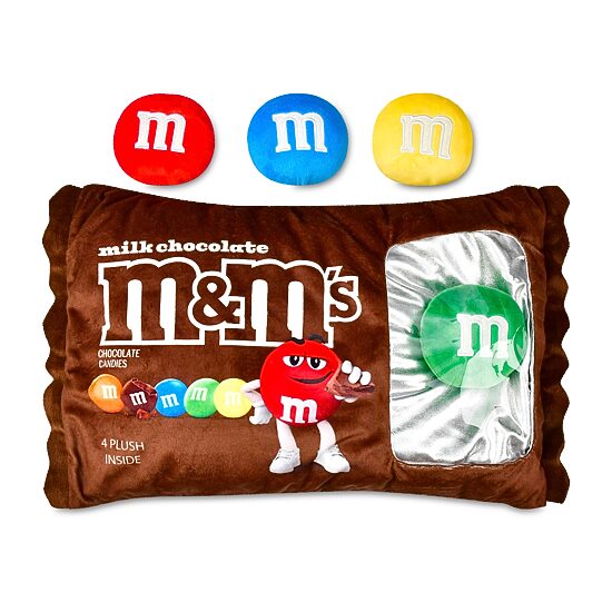 Iscream M&Ms Fleece Plush Pillow