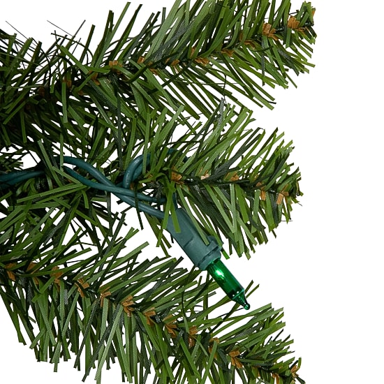 Northlight Canadian Pine Artificial 36 Inch Multi Lights Pre-Lit Wreath