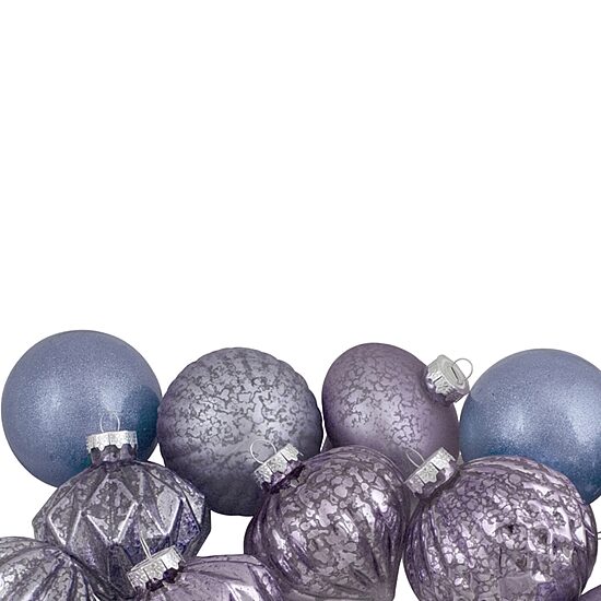 Northlight Finial And Glass Ball 12-pc. Christmas Ornament