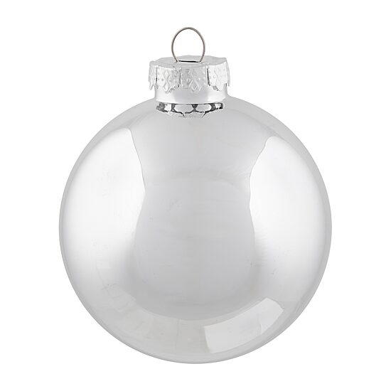 Northlight Silver And Matte Ball 6-pc. Christmas Ornament
