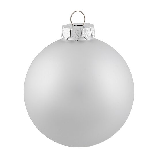 Northlight Silver And Matte Ball 6-pc. Christmas Ornament