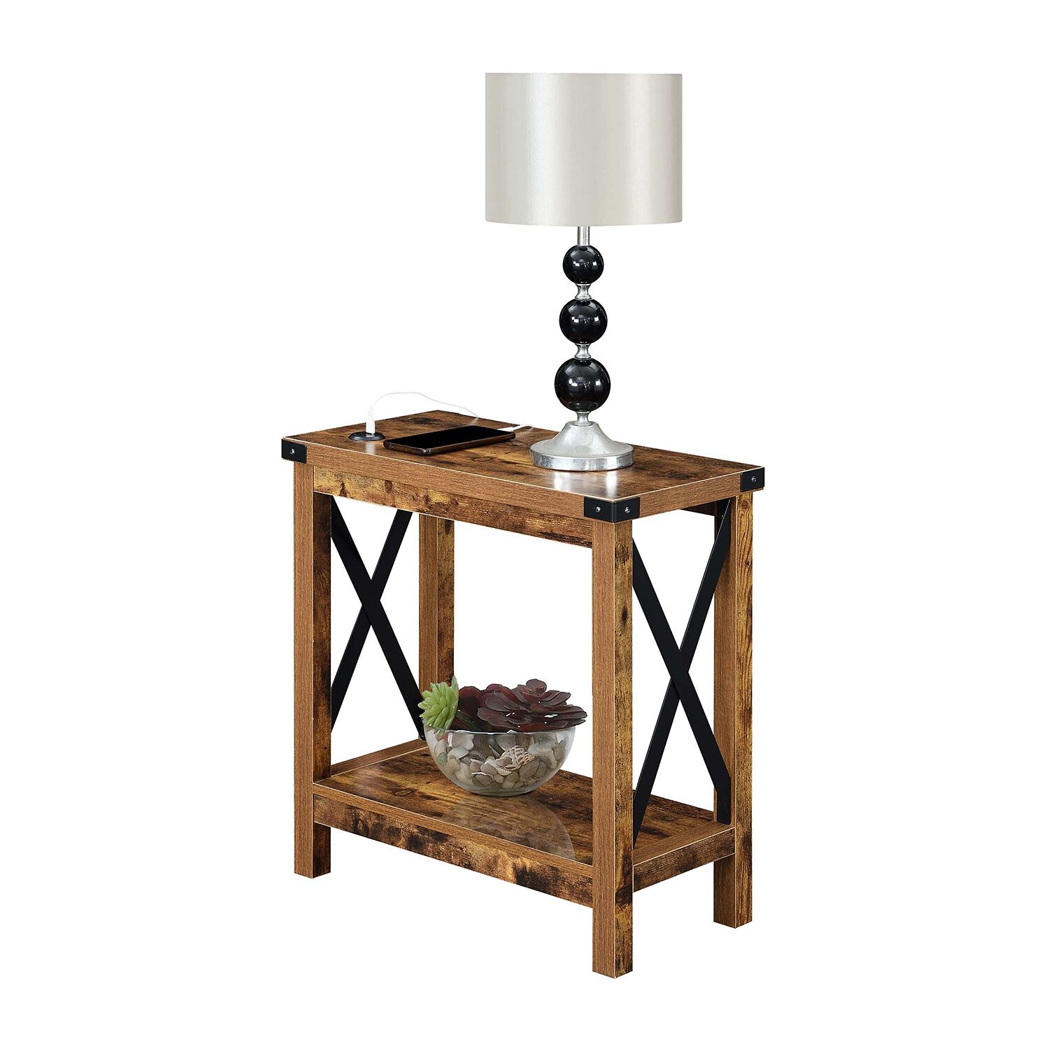 Convenience Concepts Durango Living Room Collection Chairside Table