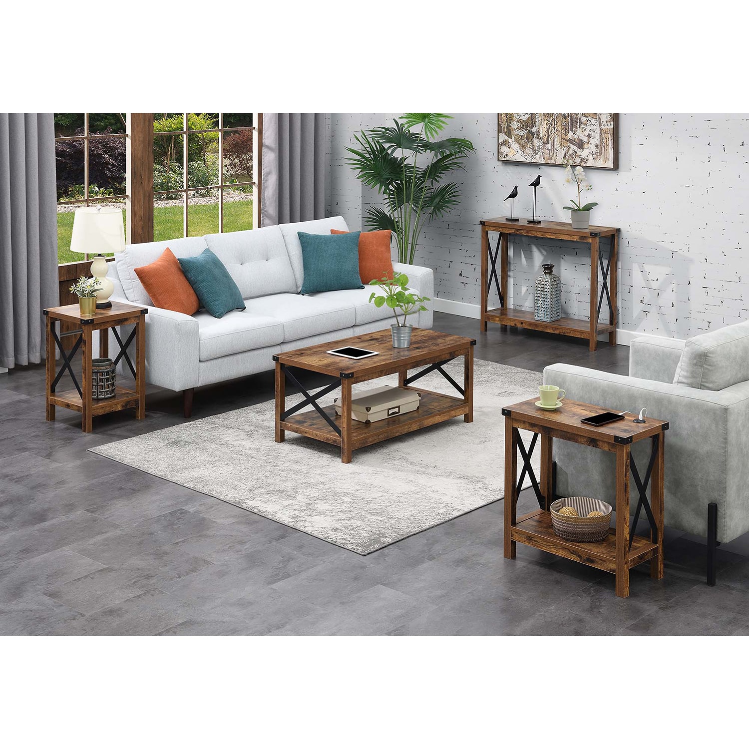 Convenience Concepts Durango Living Room Collection Chairside Table