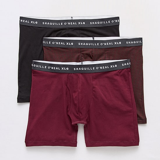 Shaquille O'Neal XLG™ Activated Cooling Mens Big and Tall 3 Pack Boxer Briefs 358820