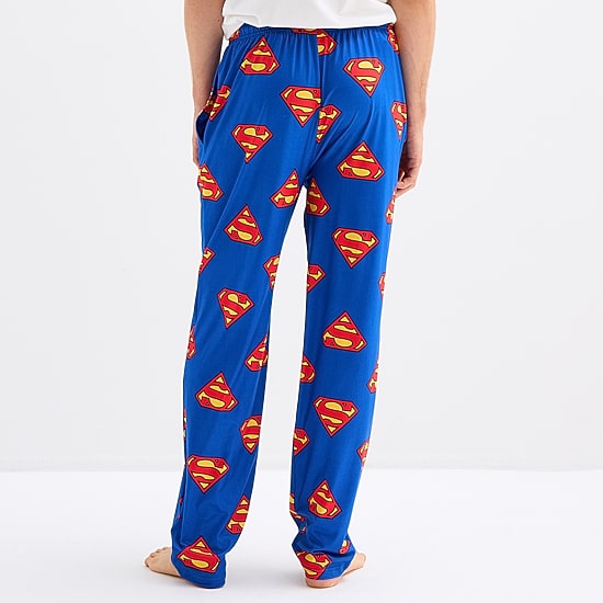 Mens Superman 1 Pair Pajama Pants