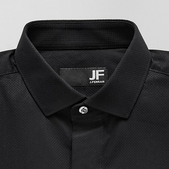 J. Ferrar Point Collar Long Sleeve Tuxedo Shirt