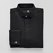 J. Ferrar Point Collar Long Sleeve Tuxedo Shirt