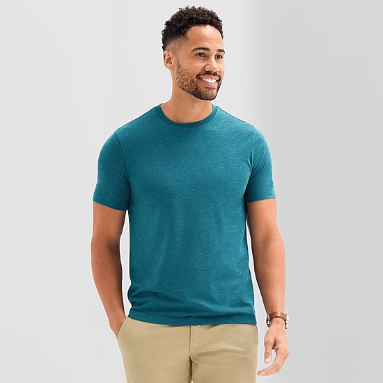St. John's Bay Super Soft Mens Crew Neck Short Sleeve T-Shirt