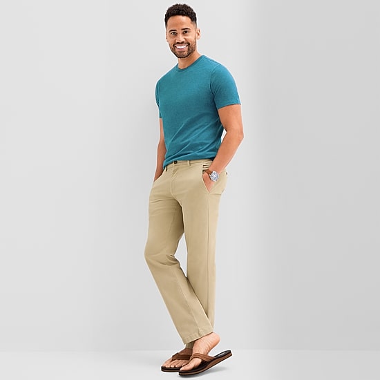 St. John's Bay Super Soft Mens Crew Neck Short Sleeve T-Shirt