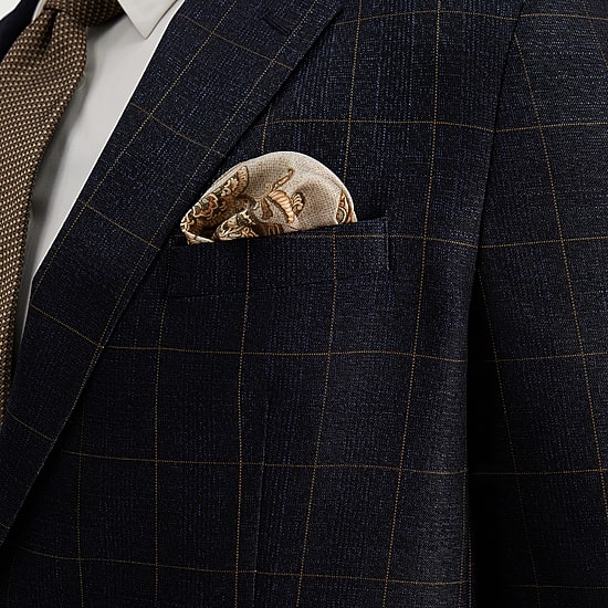 Haggar JMH J.M. Haggar Mens Big and Tall Plaid Regular Fit Sport Coat