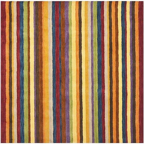 Safavieh Himalaya Collection Adolf Striped Square Area Rug