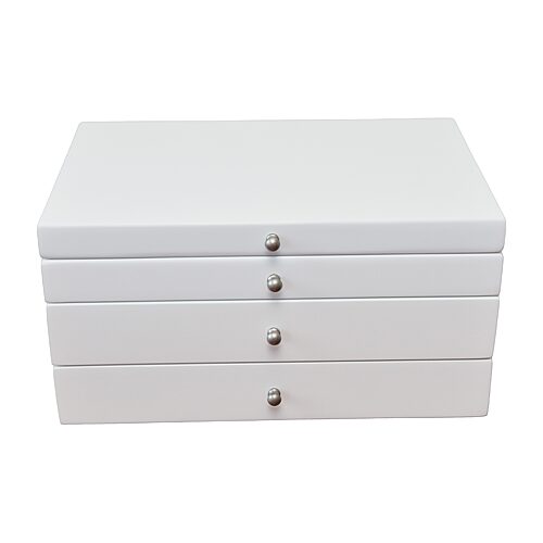 Paul K. O'Rourke Co. White Jewelry Box, One Size, White
