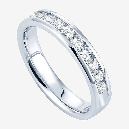 1/2 CT.T.W. Channel-Set Natural Diamond Band