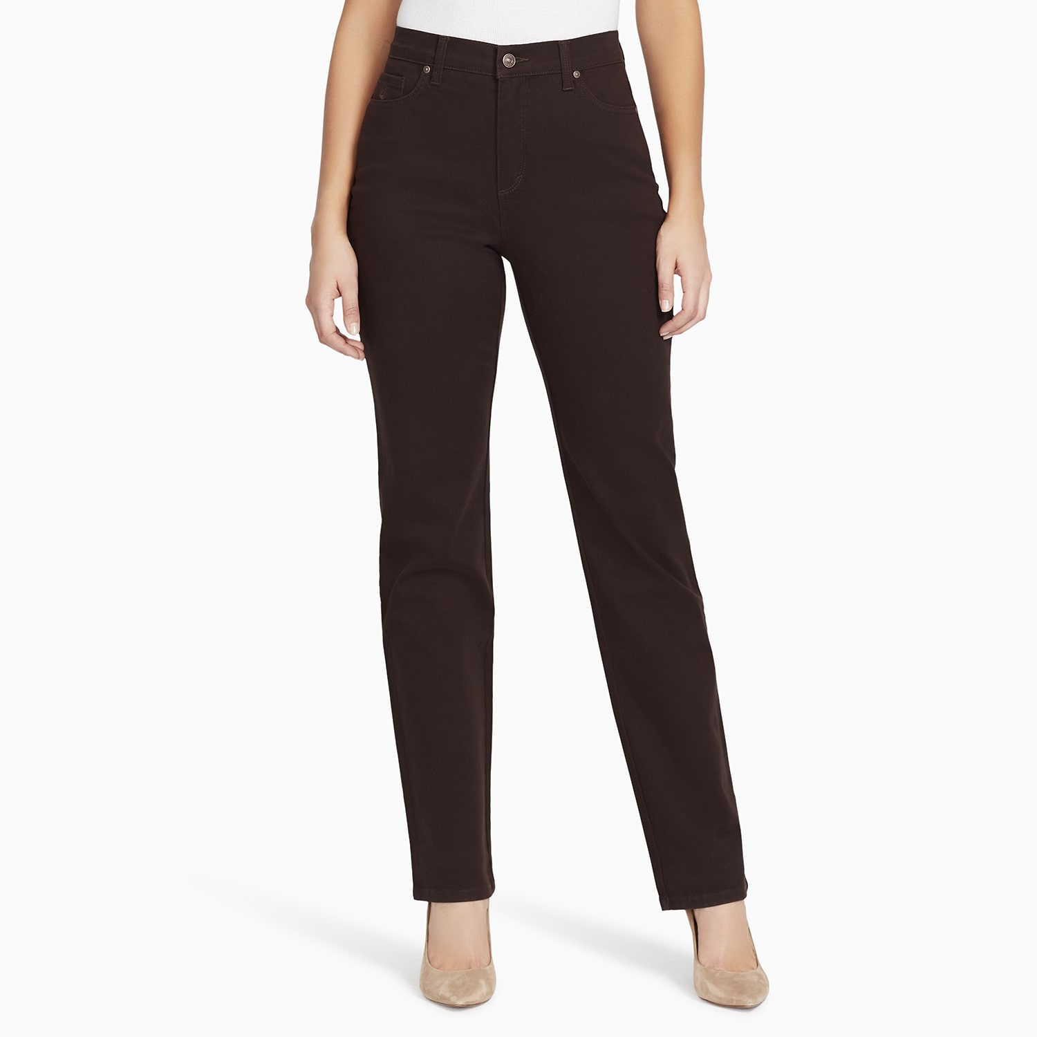 Gloria Vanderbilt Amanda Womens High Rise STRETCH FABRIC Tapered Leg Jean